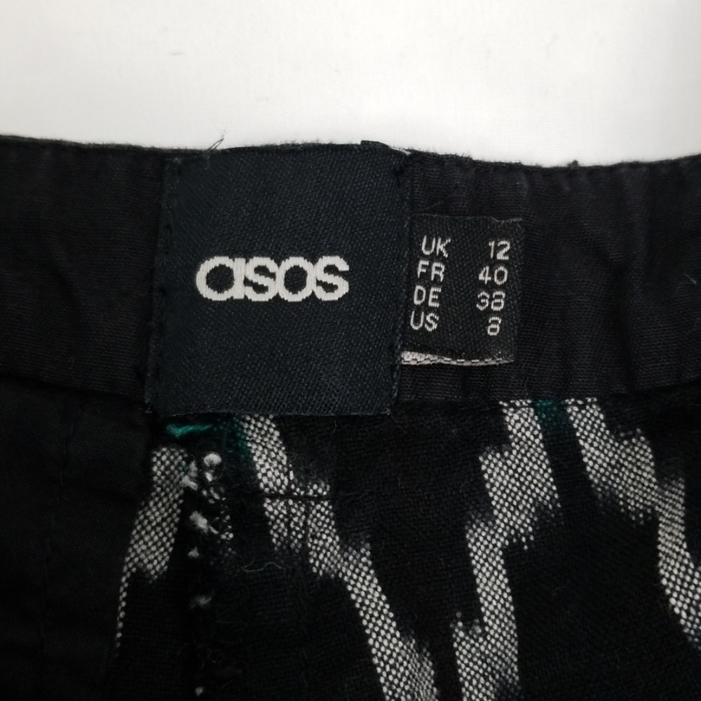 ASOS Tapered Leg Print Pants - Picture 3 of 5